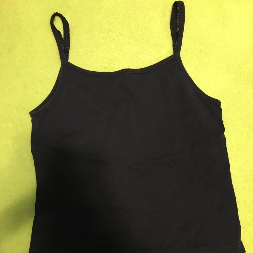 Black tank top